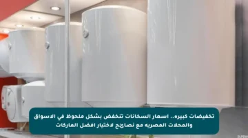 تخفيضات كبيرة.. أسعار السخانات تنخفض بشكل ملحوظ في الأسواق والمحلات المصرية مع نصائح لاختيار أفضل الماركات